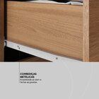 Guarda Roupa Solteiro Com Espelho 2 Portas De Correr 4 Gaveta