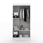 Guarda-roupa Solteiro Com Espelho 2 Portas De Correr Berlim E