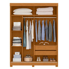 Guarda Roupa Solteiro Com Espelho 2 Portas De Correr Flex Col