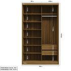 Guarda-roupa Solteiro Com Espelho 2 Portas De Correr Muriqui