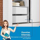 Guarda Roupa Solteiro Com Espelho 2 Portas De Correr Roma  Br