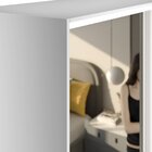 Guarda Roupa Solteiro Com Espelho 2 Portas Em Bp Belluno  Bra