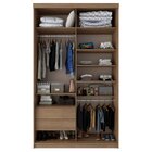 Guarda Roupa Solteiro Com Espelho 2 Portas Em Perfect Lugano