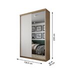 Guarda Roupa Solteiro Com Espelho 2 Portas Em Perfect Lugano