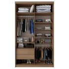 Guarda Roupa Solteiro Com Espelho 2 Portas Em Perfect Lugano