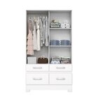 Guarda-roupa Solteiro Com Espelho 2 Portas Malu Espresso Móve