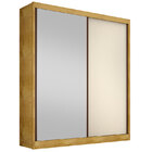 Guarda-roupa Solteiro Com Espelho 2 Portas Virtus-novo Horizo