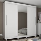 Guarda Roupa Solteiro Com Espelho 3 Portas 4 Gavetas Royale G