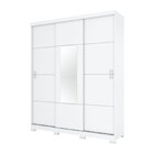 Guarda Roupa Solteiro Com Espelho 3 Portas Deslizantes 2 Gave