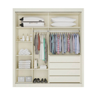 Guarda Roupa Solteiro Com Espelho 4 Gavetas - Lugano-off Whit
