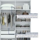 Guarda-roupa Solteiro Com Espelho 4 Portas 2 Gavetas Alonzo 1