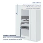 Guarda-roupa Solteiro Com Espelho 4 Portas 2 Gavetas Alonzo 1