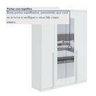 Guarda-roupa Solteiro Com Espelho 4 Portas 2 Gavetas Alonzo 1