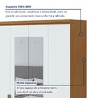 Guarda Roupa Solteiro Com Espelho 4 Portas 2 Gavetas Alonzo 1