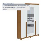 Guarda Roupa Solteiro Com Espelho 4 Portas 2 Gavetas Alonzo 1