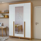 Guarda Roupa Solteiro Com Espelho 4 Portas 2 Gavetas Alonzo 1