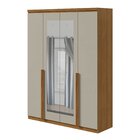 Guarda-roupa Solteiro Com Espelho 4 Portas 2 Gavetas Alonzo R