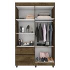 Guarda-roupa Solteiro Com Espelho 4 Portas 2 Gavetas Porto Sa