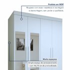 Guarda-roupa Solteiro Com Espelho 4 Portas 2 Gavetas Zeus Bra