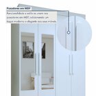 Guarda-roupa Solteiro Com Espelho 4 Portas 2 Gavetas Zeus Bra