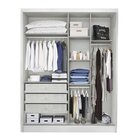 Guarda Roupa Solteiro Com Espelho 4 Portas 3 Gavetas Vigo Nov