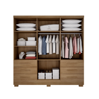 Guarda Roupa Solteiro Com Espelho 6 Portas 6 Gavetas - Berlim
