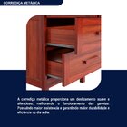 Guarda-roupa Solteiro Com Espelho 7 Portas 2 Gavetas Fortalez