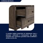 Guarda-roupa Solteiro Com Espelho 7 Portas 2 Gavetas Fortalez