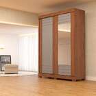 Guarda-roupa Solteiro Com Espelho Ayla 2 Pt 2 Gv Savana