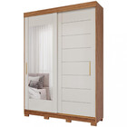 Guarda Roupa Solteiro Com Espelho E Pés 2 Portas De Correr 3