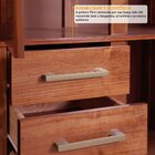 Guarda Roupa Solteiro Com Espelho E Pés 8 Portas 3 Gavetas Pa