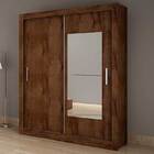 Guarda-roupa Solteiro Com Espelho Falco - Novo Horizonte - Ca