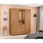 Guarda-roupa Solteiro Com Espelho Lord 4 Pt 2 Gv Amêndola