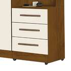 Guarda-roupa Solteiro Com Espelho Onix 2 Pt 3 Gv Mel E Pérola