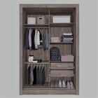 Guarda Roupa Solteiro Com Espelho Pés 2 Portas 2 Gavetas Zuri