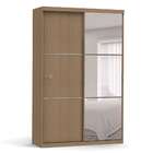 Guarda-roupa Solteiro Com Espelho Polaris 2pt 2gv Nature