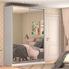 Guarda-roupa Solteiro Com Espelho Tunas Ii 2 Pt 3 Gv Branco