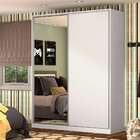 Guarda-roupa Solteiro Com Espelho Tunas Iii 2 Pt 3 Gv Branco