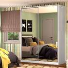 Guarda-roupa Solteiro Com Espelho Tunas Iv 2 Pt 3 Gv Branco