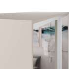 Guarda-roupa Solteiro Com Espelho Zermatt 100% Mdf  2 Pt 3 Gv