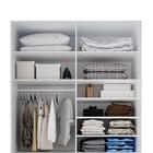 Guarda-roupa Solteiro Com Espelho Zermatt 100% Mdf  2 Pt 3 Gv