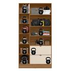 Guarda-roupa Solteiro Com Espelhos 2 Portas 2 Gavetas 92,4cm