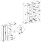 Guarda Roupa Solteiro Com Espelhos E Pés 4 Portas 2 Gavetas O