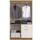 Guarda Roupa Solteiro Com Espelhos E Pés Multiuso Organizador