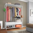 Guarda Roupa Solteiro Com Gavetas Branco Fênix