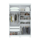 Guarda Roupa Solteiro Com Pés 4 Portas 2 Gavetas Alonzo Lopas