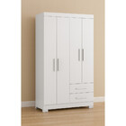 Guarda Roupa Solteiro com Pés 4 Portas 2 Gavetas NT5005 Notáv