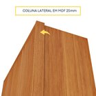 Guarda Roupa Solteiro Com Pés 4 Portas Zelandia 165cm Espress