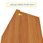 Guarda Roupa Solteiro Com Pés 4 Portas Zelandia 165cm Espress