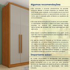 Guarda Roupa Solteiro Com Pés 4 Portas Zelandia 165cm Espress